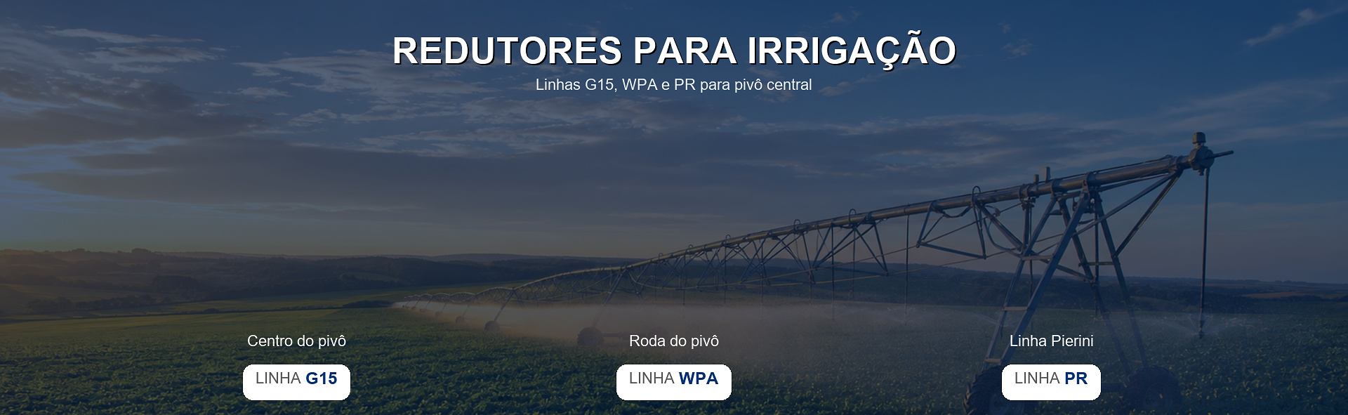 Redutores para Irrigação